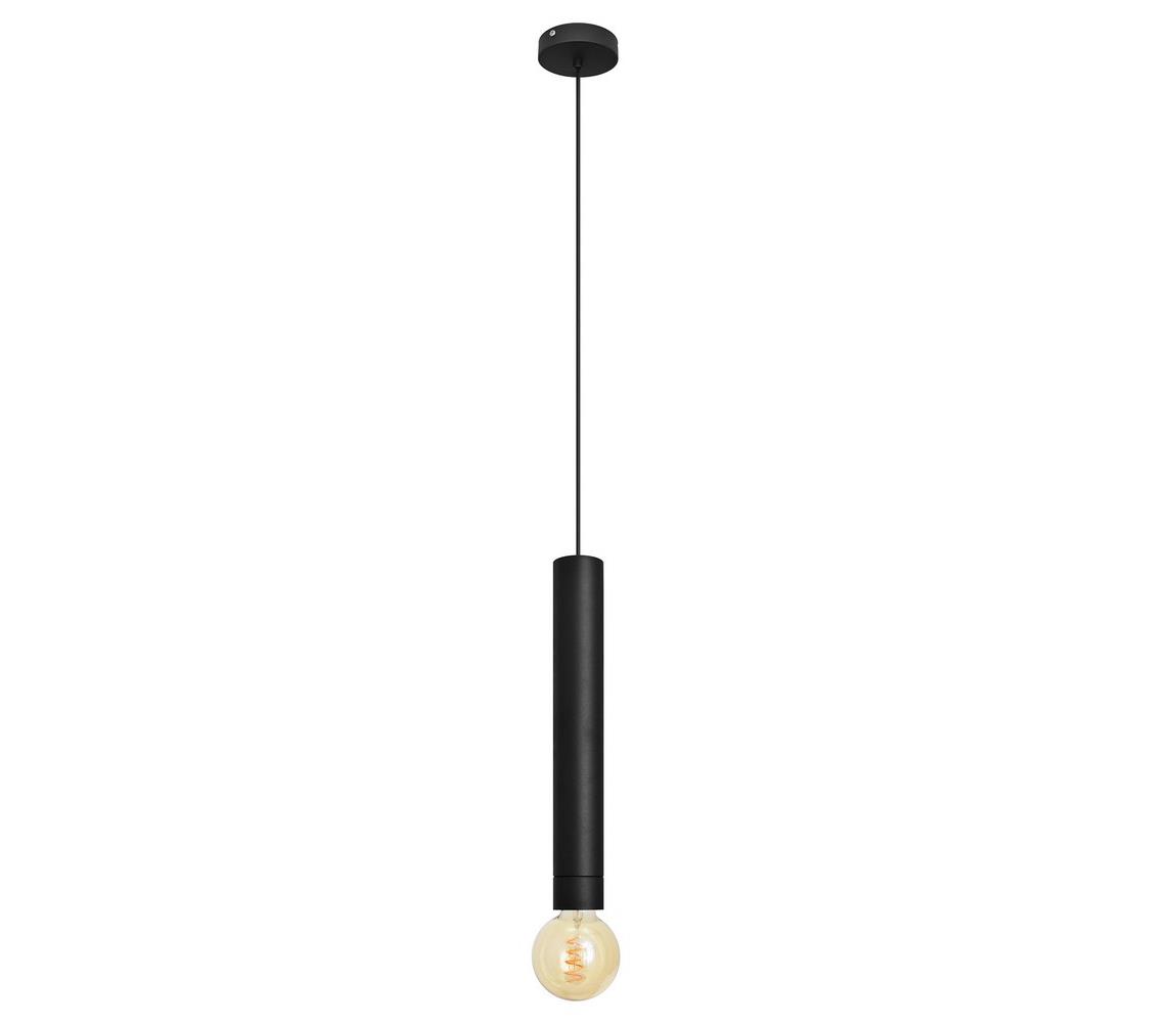 LED Żyrandol na lince TUBA 1xGU10/20W/230V czarny