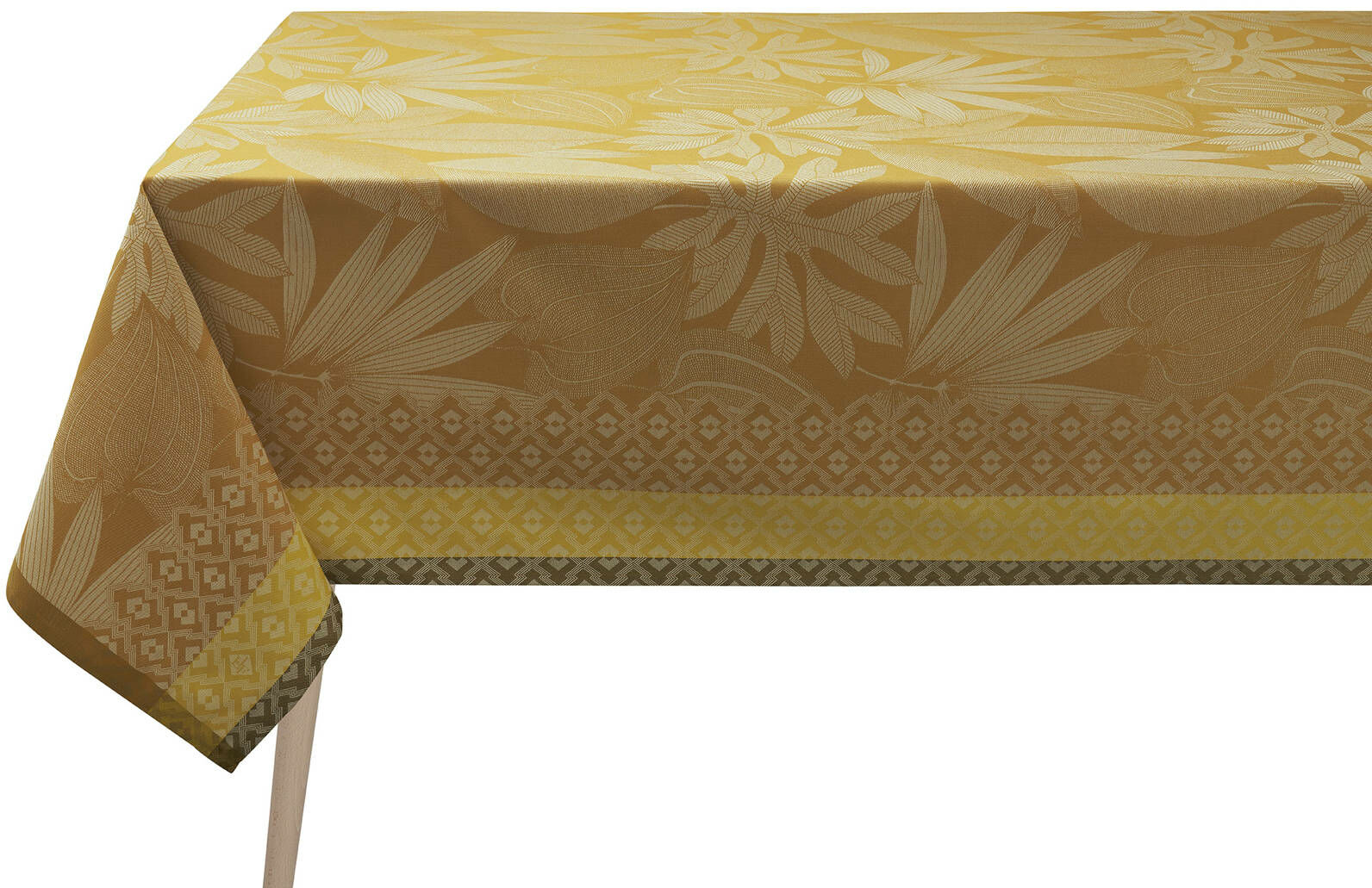 Le Jacquard Fran ais Obrus bawełniany Nature Sauvage Żółty