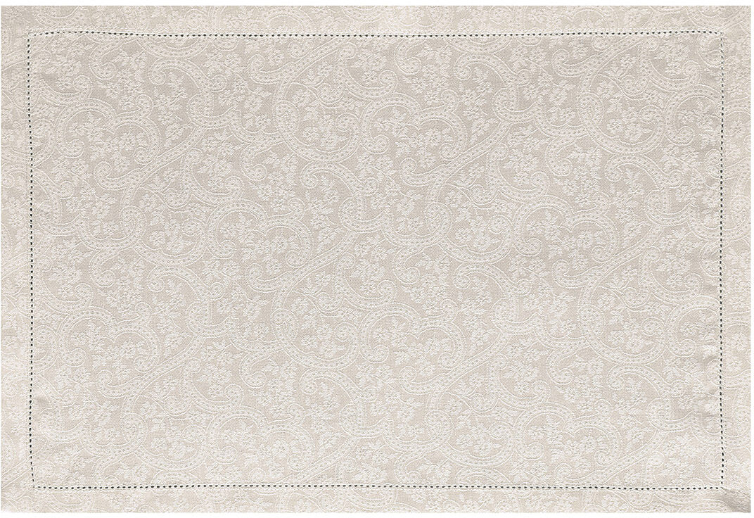 Le Jacquard Fran ais Podkładka żakardowa Portofino Fiori Beżowa
