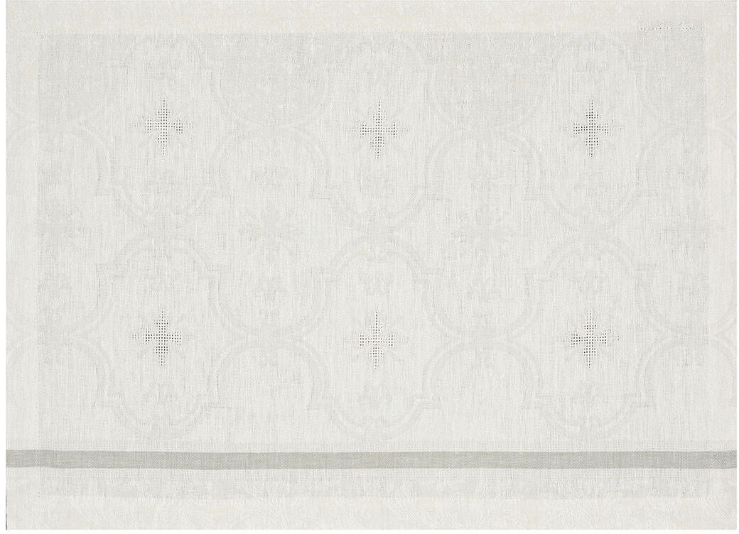 Le Jacquard Fran ais Podkładka żakardowa Armoiries Biała