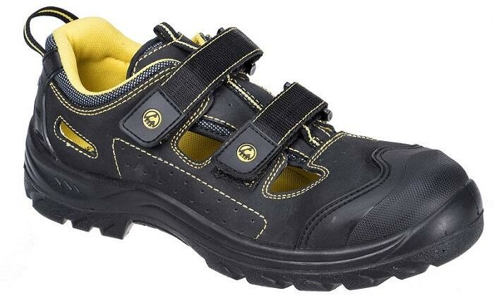 PORTWEST FC04 SANDAŁ PORTWEST COMPOSITELITE ESD TAGUS S1P; CZARNY