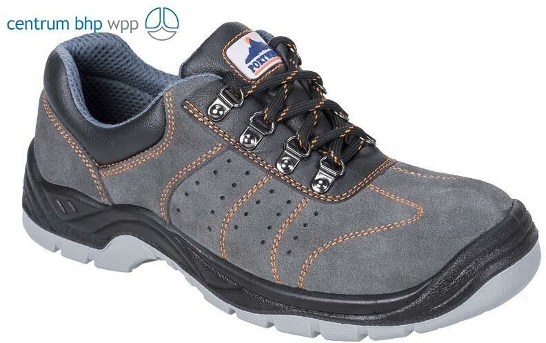 PORTWEST FW02 PÓŁBUT PERFOROWANY TRAINER STEELITE S1P; SZARY