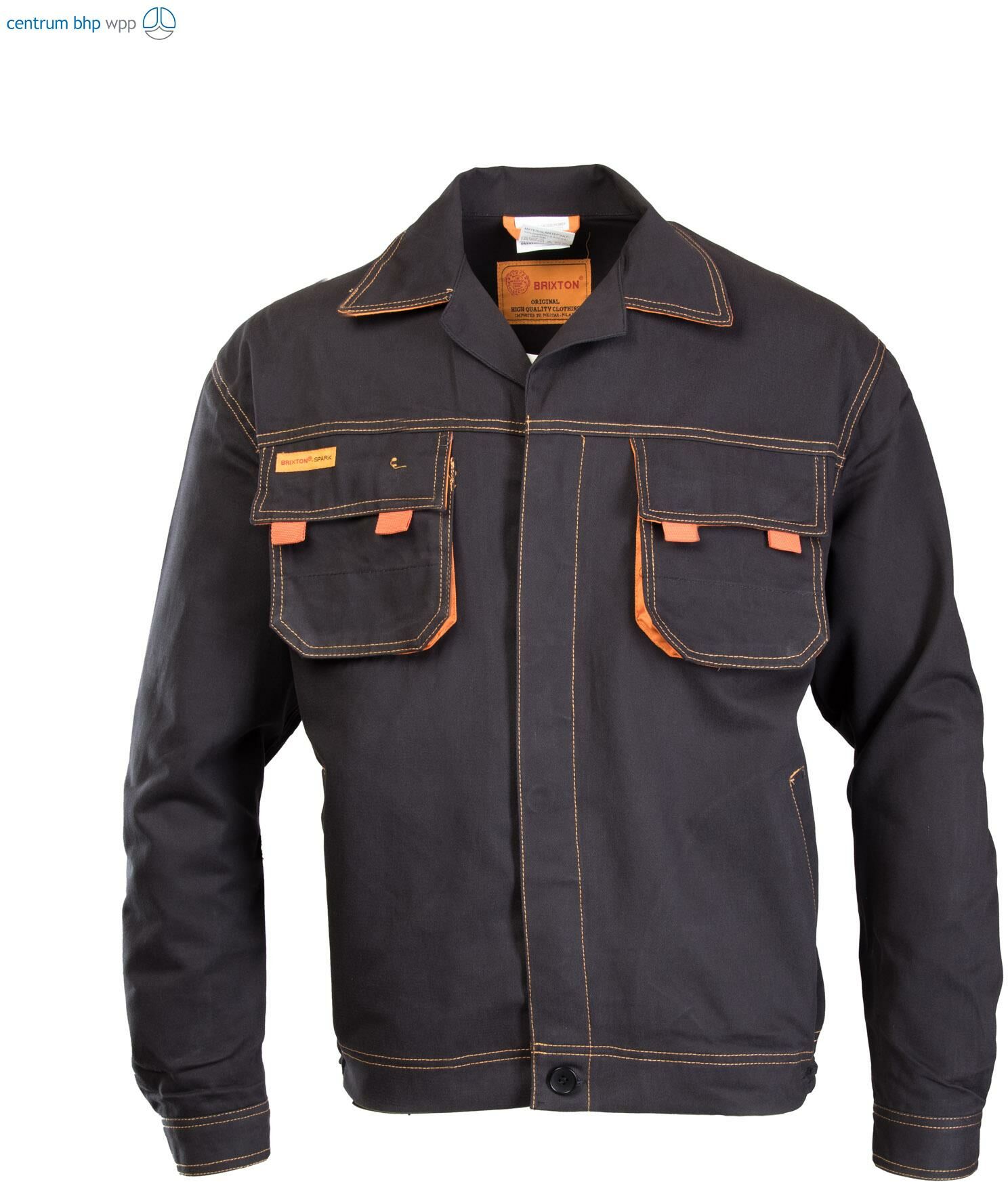 BLUZA BRIXTON SPARK; GRANATOWY