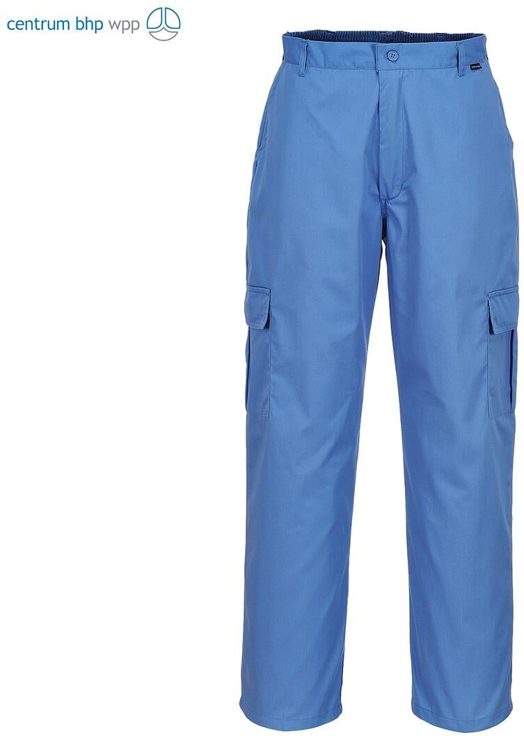 PORTWEST AS11 SPODNIE ANTYELEKTROSTATYCZNE ESD; NIEBIESKI