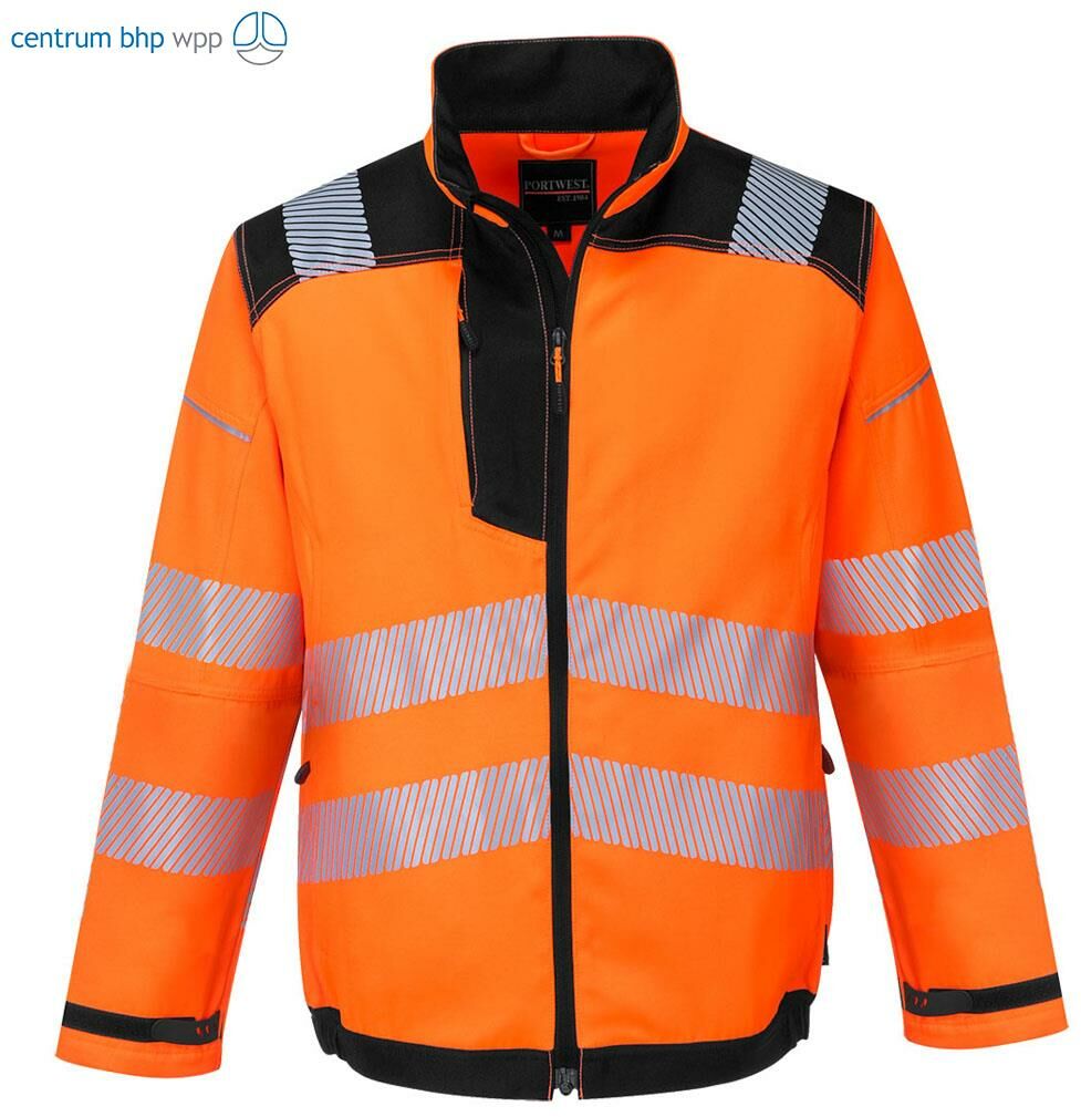 PORTWEST T500 KURTKA OSTRZEGAWCZA PW3; POMARAŃCZOWY/CZARNY