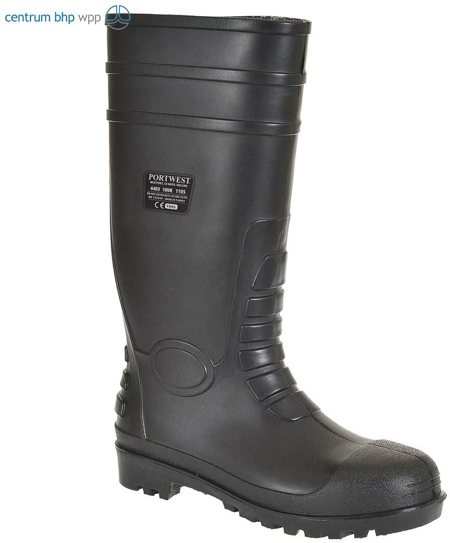 PORTWEST FW95 KALOSZ S5 TOTAL SAFETY; CZARNY