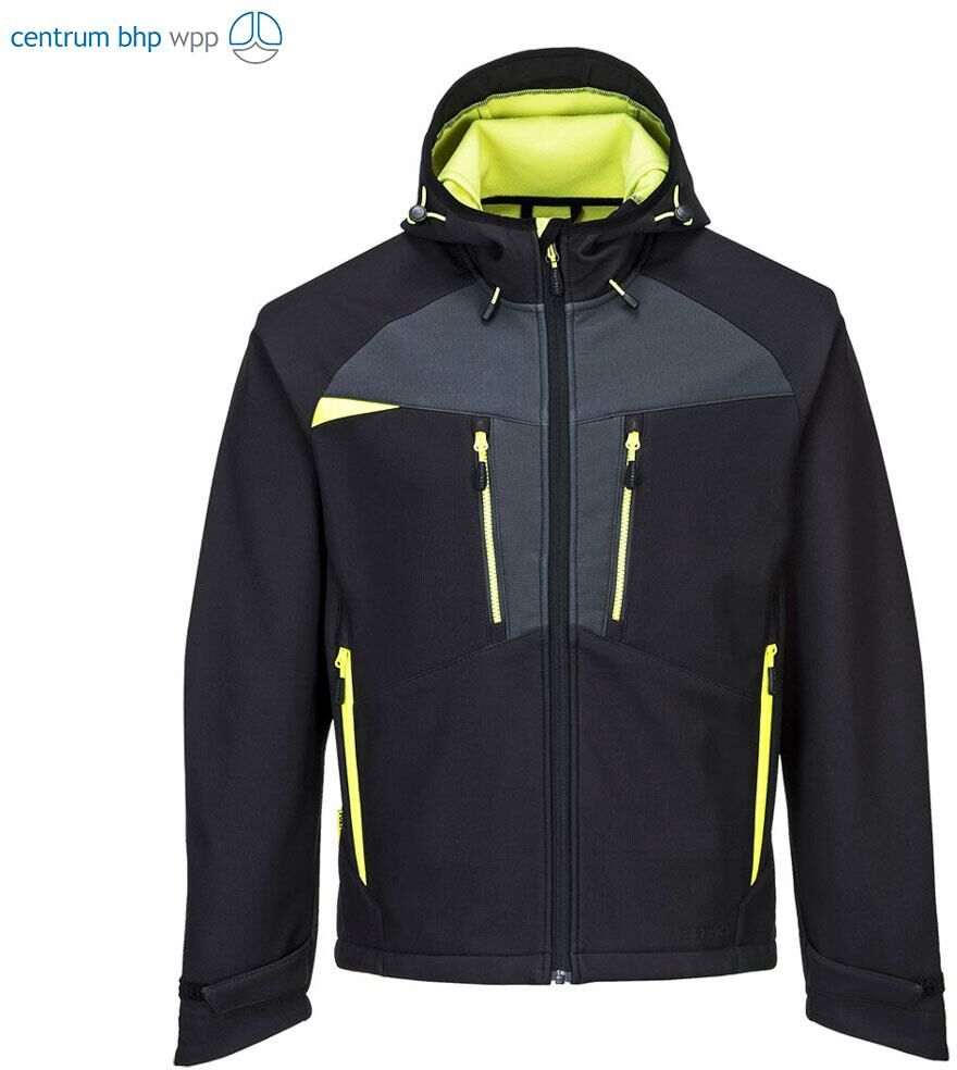 PORTWEST DX474 KURTKA SOFTSHELL DX4; CZARNY