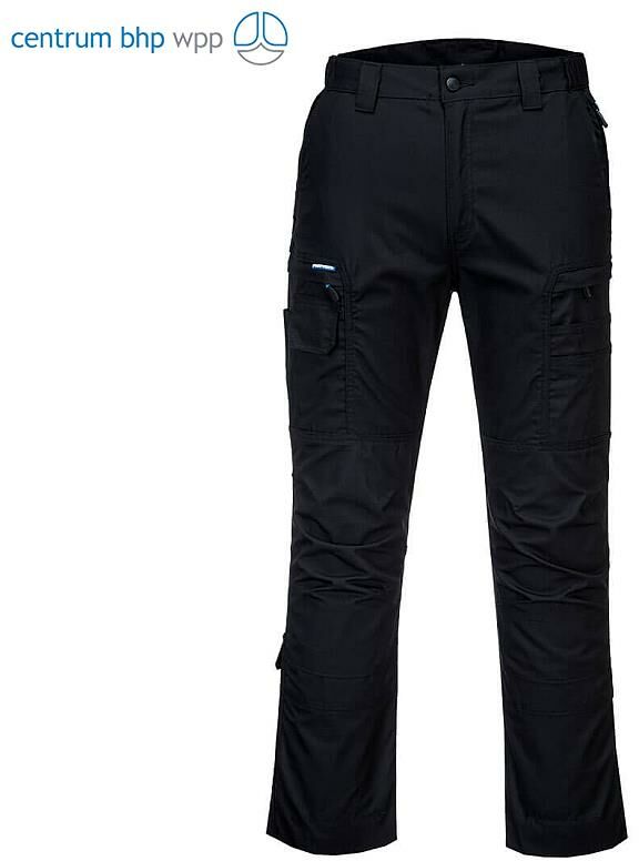 PORTWEST T802 SPODNIE KX3 RIPSTOP; CZARNY