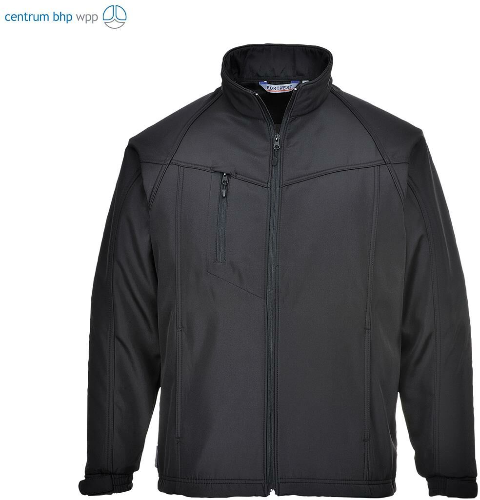 PORTWEST TK40 MĘSKA KURTKA SOFTSHELL OREGON; CZARNY