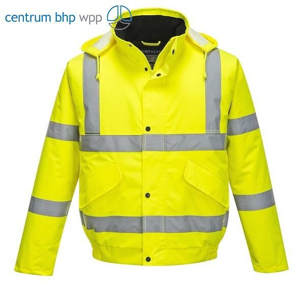 PORTWEST S463 KURTKA OSTRZEGAWCZA BOMBER; ŻÓŁTY