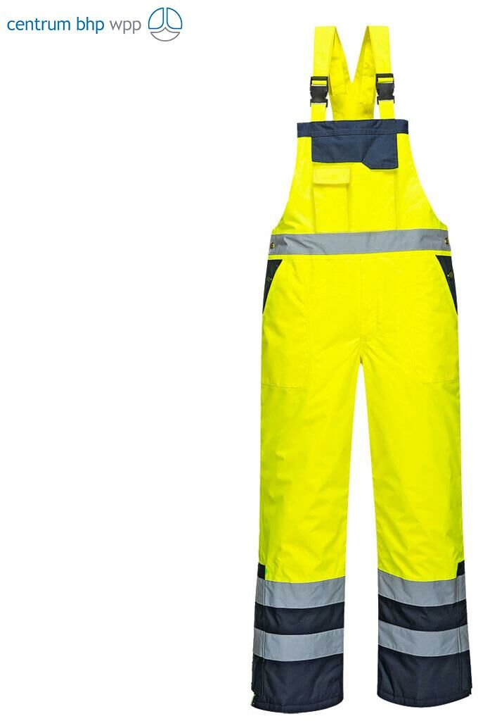 PORTWEST S489 DWUKOLOROWE OGRODNICZKI OSTRZEGAWCZE OCIEPLANE ; ŻÓŁTY