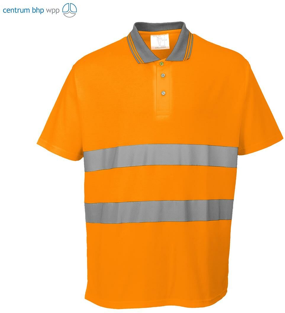 PORTWEST S171 KOSZULKA POLO COTTON COMFORT; POMARAŃCZOWY