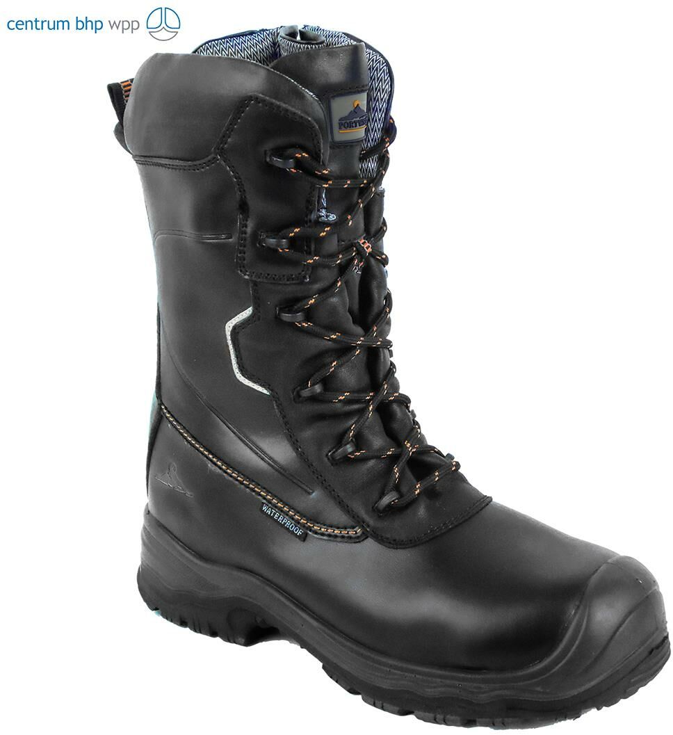 PORTWEST FD01 TRZEWIK BEZPIECZNY KOMPOZYTOWY TRACTION, WYSOKOŚĆ 25CM S3 HRO CI WR; CZARNY