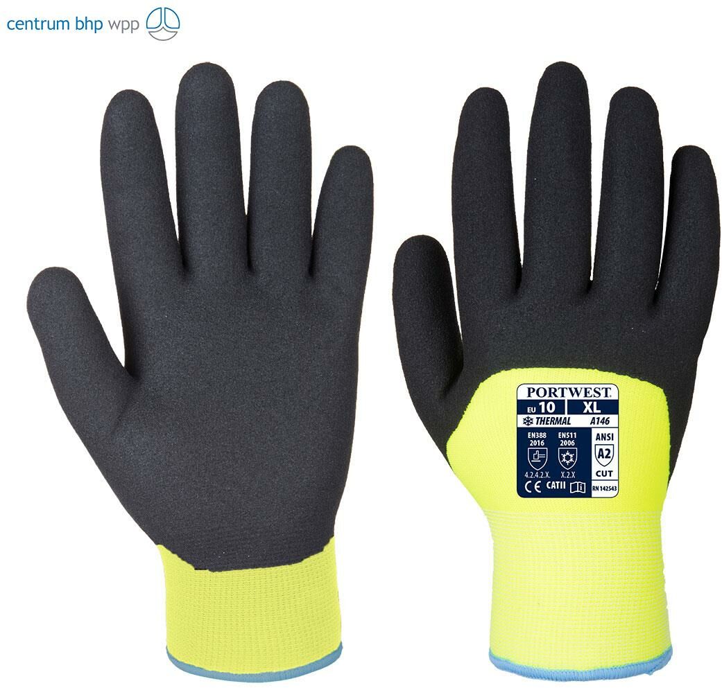 PORTWEST A146 RĘKAWICA OCIEPLANA ARCTIC; ŻÓŁTY