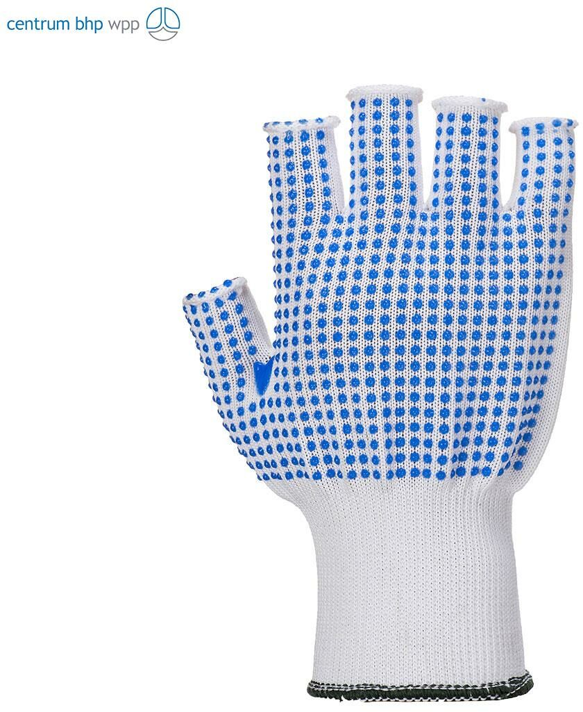 RĘKAWICE BEZ PALCÓW PORTWEST A114 FINGERLESS POLKA DOT GLOVE ( 9 )