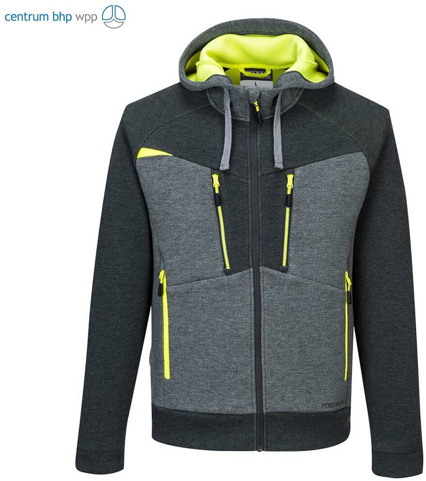 PORTWEST DX472 BLUZA Z KAPTUREM DX4; SZARY
