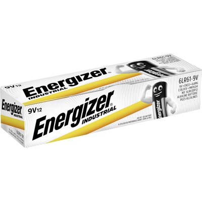 Energizer Bateria Energizer Industrial alkaliczna 9V 6LR61 12 szt. Bulk 7638900361094