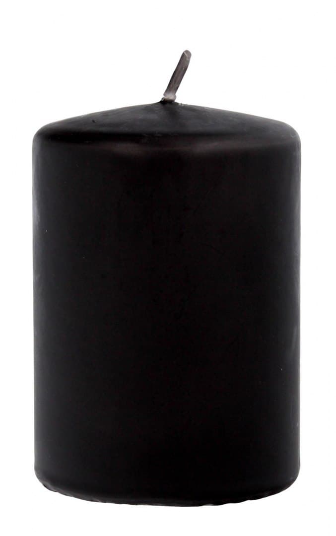 ARTMAN Świeca ozdobna Classic - walec mały (średnica 7cm) czarny 1szt