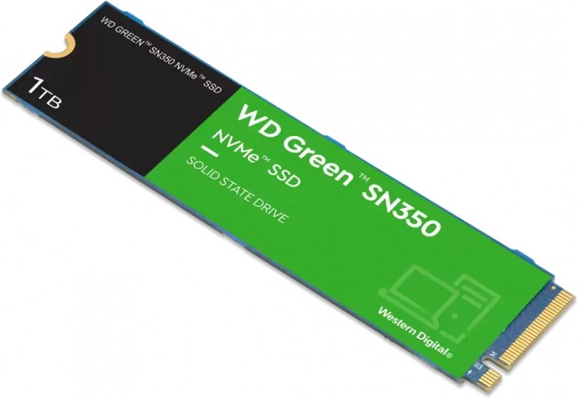 WD Dysk SSD Green SN350 1 TB M.2 2280 PCI-E x4 Gen3 NVMe WDS100T3G0C WDS100T3G0C