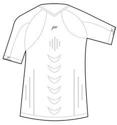 Fuse Koszulka męska Staycool Megalight 140 T-Shirt biała r. XXL FSE-12-1000-8-4-0001
