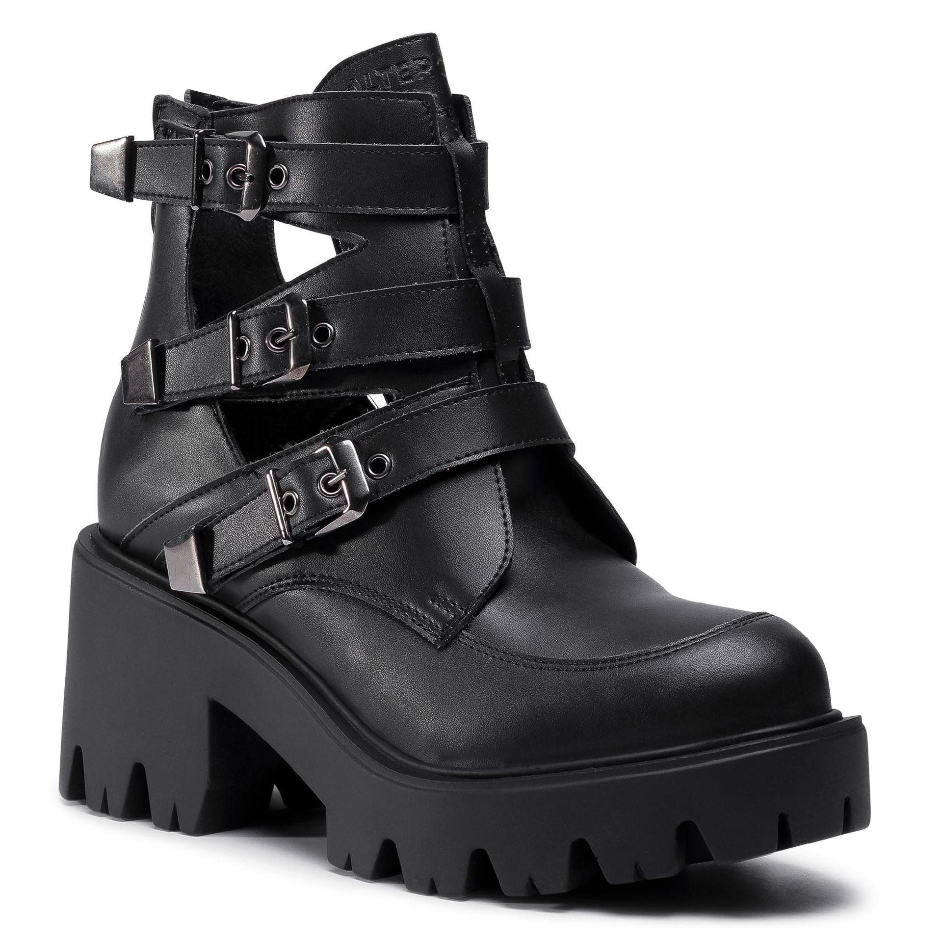 Altercore Botki Randa Vegan Black