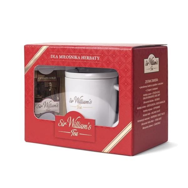 SIR WILLIAMS SIR WILLIAMS Zestaw Porcelanowy Sir Williams Tea 12 Herbat > NIE CZEKAJ Z PREZENTEM DO OSTATNIEJ CHWILI! JUŻ DZIŚ ZYSKAJ NAWET 10% RABATU!