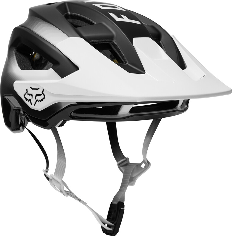 Fox Speedframe Pro Fade Helmet Men, czarny/biały M | 55-59cm 2022 Kaski MTB 29463-001-L