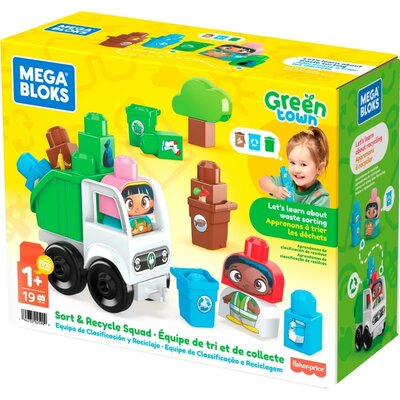 Mega Bloks Eko Śmieciarka HDL06