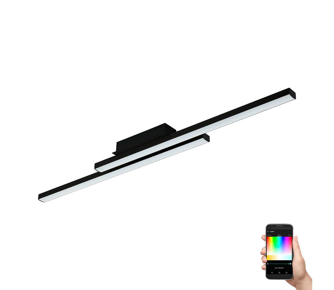 EGLO connect Fraioli-Z lampa sufitowa LED czarna