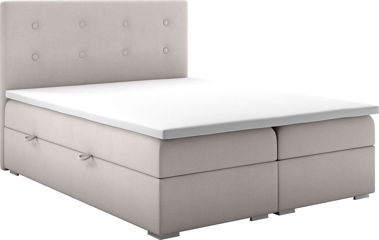 Elior Małżeńskie łóżko boxspring Claro 180x200 - 58 kolorów