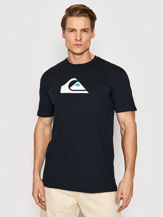 Quiksilver T-Shirt Comp EQYZT06534 Granatowy Regular Fit