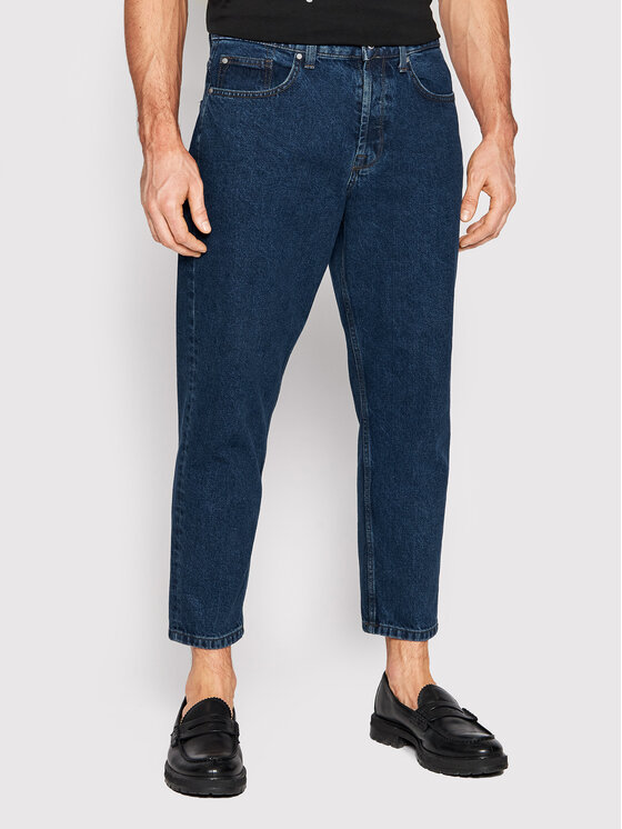 Only & Sons Jeansy Avi Beam 22021420 Granatowy Carrot Fit