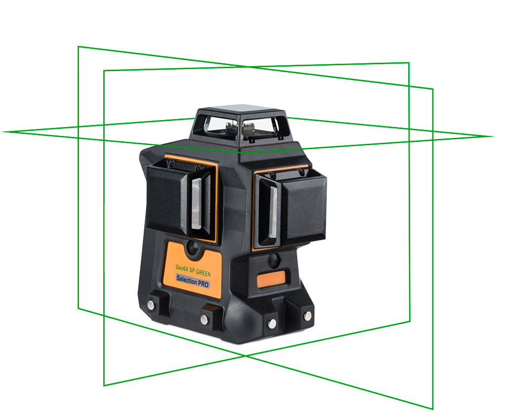 Laser liniowy krzyżowy Geo Fennel Geo6X GREEN SP Li-Ion