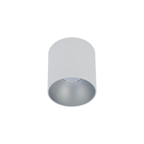 Nowodvorski Spot LAMPA sufitowa POINT TONE 8220 metalowa OPRAWA tuba downlight biały srebrny 8220