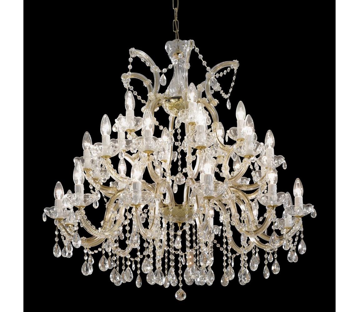 Kolarz 960.812+12+6 - Kryształowy zyrandol na łańuchu VALERIE 30xE14/40W/230V