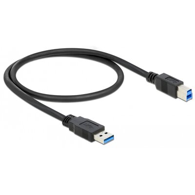 Delock Kabel USB 3.0 0.5m AM-BM czarny (85065)