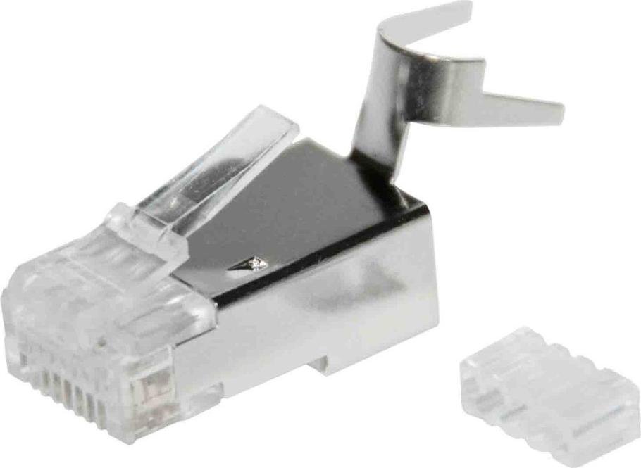 Solarix SOLARIX KRJS45/6ASLD-100 Solarix modular wtyk 8p8c CAT6A ułożone FTP drut 100szt.