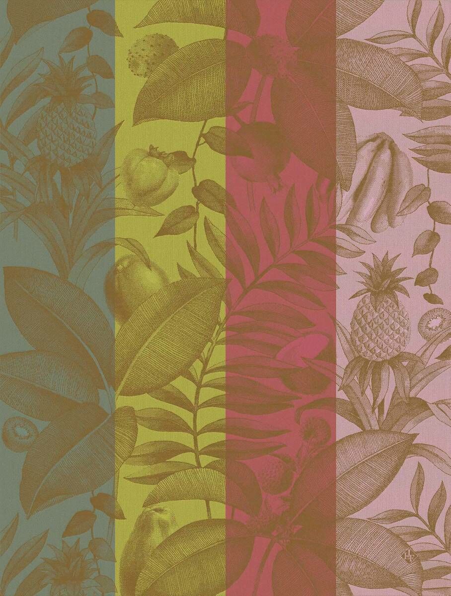 Le Jacquard Fran ais Ręcznik kuchenny Fruits Exotiques Różowy