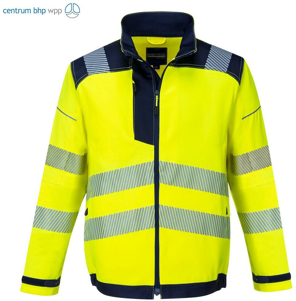 PORTWEST T500 KURTKA OSTRZEGAWCZA PW3; ŻÓŁTY/GRANATOWY