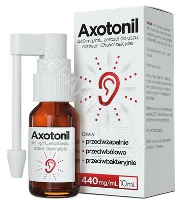 Axotonil spray do uszu 10ml