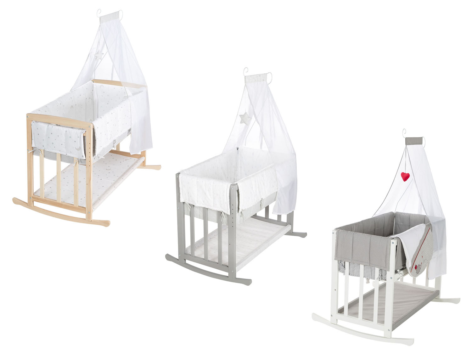 Roba Łóżeczko niemowlęce 4 w 1 4005317329994