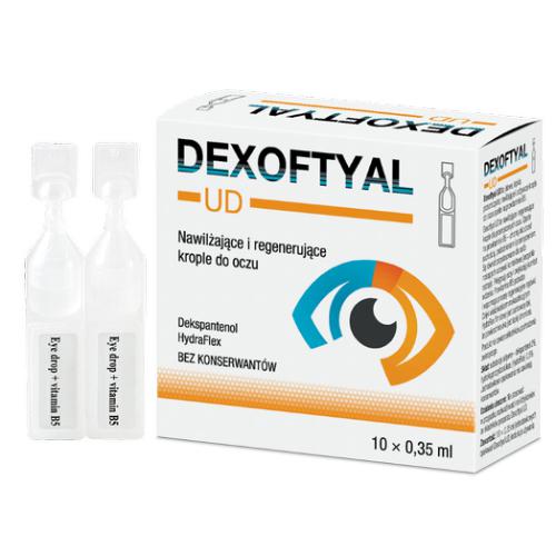 Verco DEXOFTYAL UD krople do oczu- 10 x 0,35ml