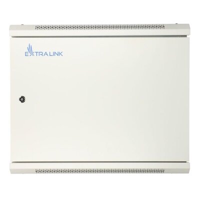 ExtraLink Szafa 9U 600X450 ASP WALL-MOUNTED RACKMOUNT CABINET METAL DOOR GRAY EX.13018