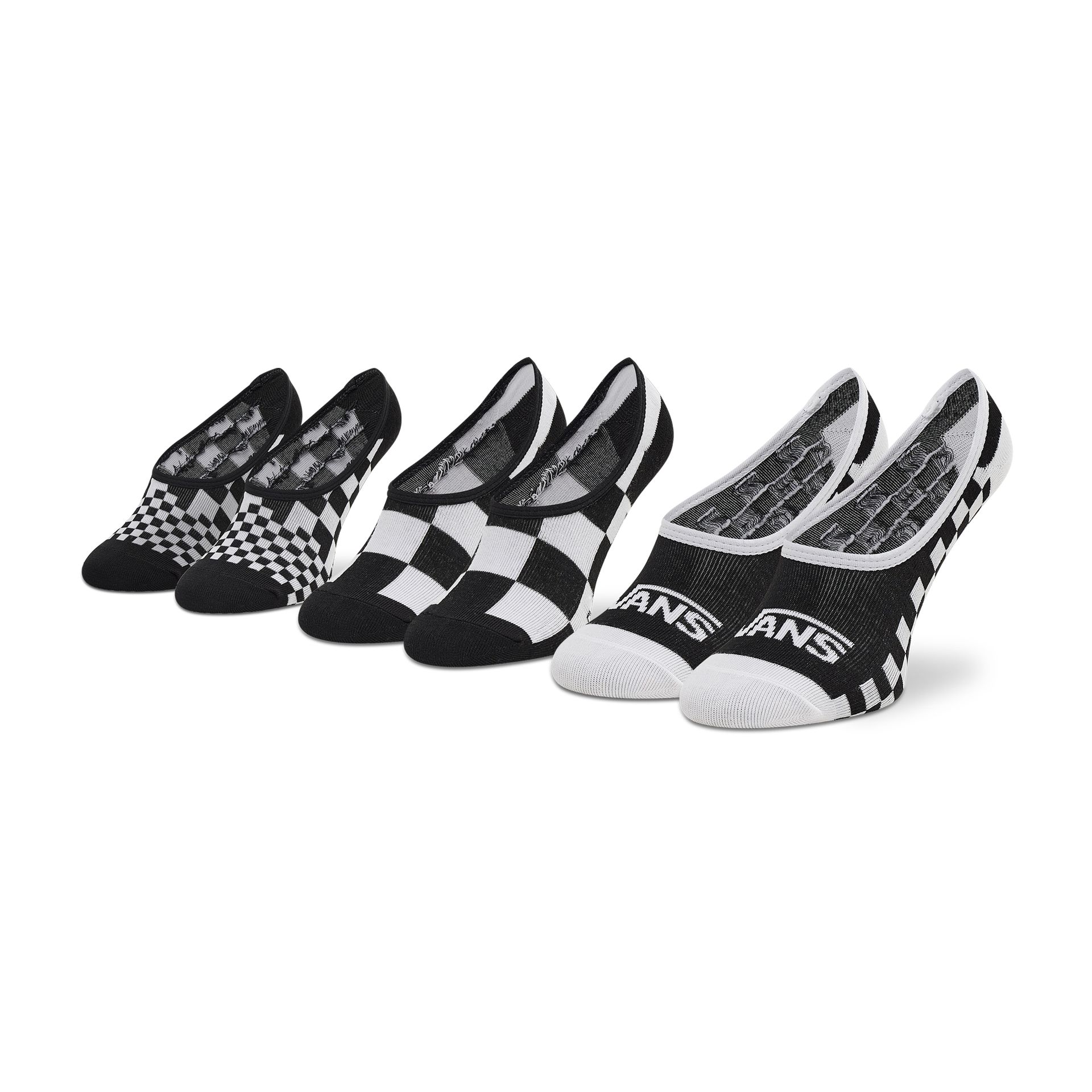 Vans Zestaw 3 par stopek damskich Classic Check VN0A5L6T4481 Canoodle Multi