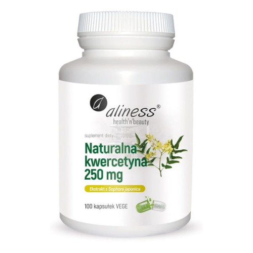 MEDICALINE Aliness Naturalna Kwercytyna 250 mg x 100 kaps vege