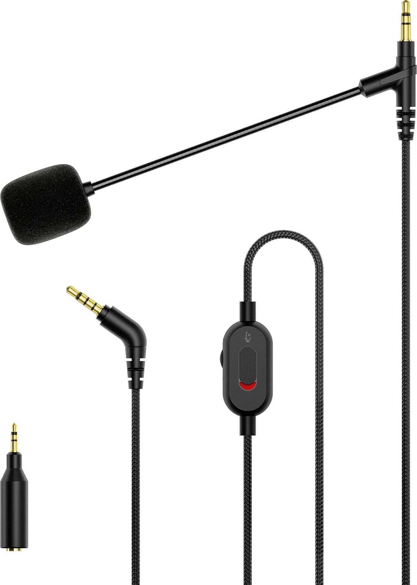 Mikrofon MEE audio Przewód Audio Clearspeak Boom czarny
