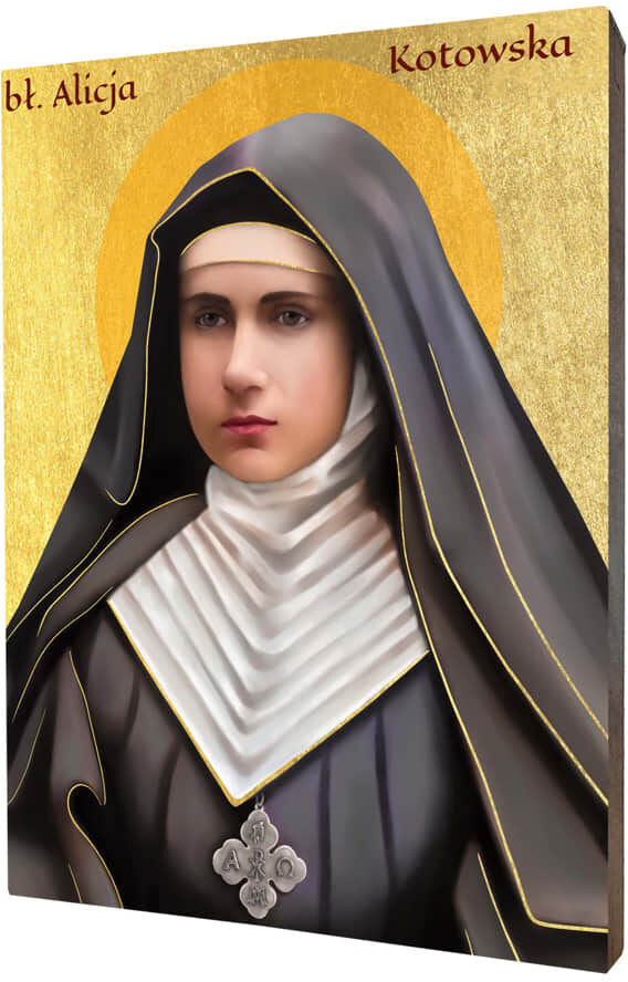 Art Christiana Ikona błogosławionej Alicji Kotowskiej ACHI269
