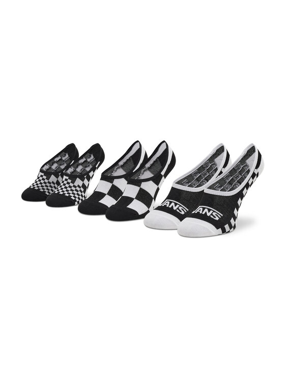Vans Zestaw 3 par stopek damskich Classic Check VN0A5L6T4481 Czarny