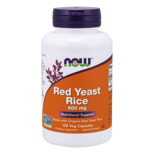 Now Foods Foods FOODS Red Yeast Rice 600mg 120 kaps. NW5741