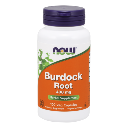 Now Foods Korzeń łopianu Burdock Root 430mg 100 kapsułek